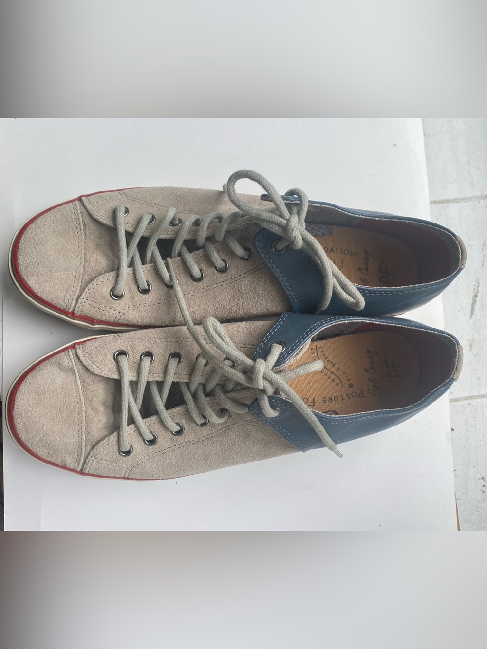 RARE BOB COUSY P.F. Suede & Leather Sneakers sz 13